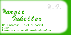 margit inkeller business card